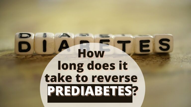 How long does it take to reverse prediabetes