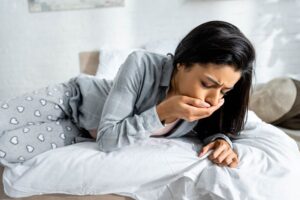Celiac disease and vomiting at night