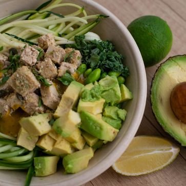 Tuna Avocado Protein Salad