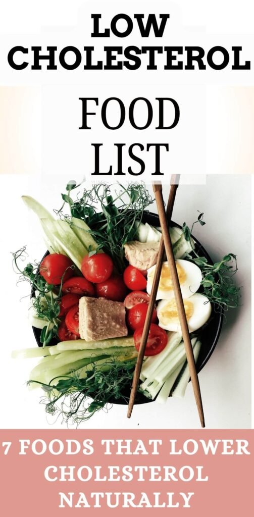 Low cholesterol food list