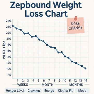 zepbound weight loss chart