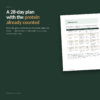 glp1-gallery-3-mealplan The 28-day GLP-1 meal plan with daily protein totals already counted
