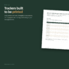 Printable GLP-1 trackers for daily protein, water, measurements and symptoms