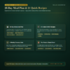 The GLP-1 Kickstart Kit - 28-Day Meal Plan & 21 Quick Recipes The GLP-1 Kickstart Kit: 28-Day Structured Meal Plan, 21 Under-30-Minute Recipes, and 4 Grocery Lists